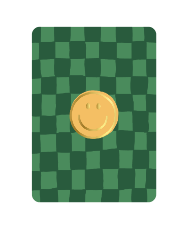 KP: kaartje a6 - smiley