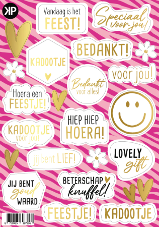 KP: stickervel a5 - algemeen voorjaar