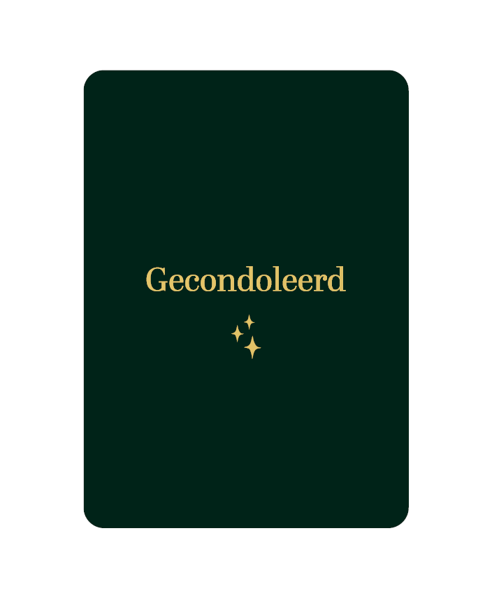 KP: kaartje a6 - Gecondoleerd