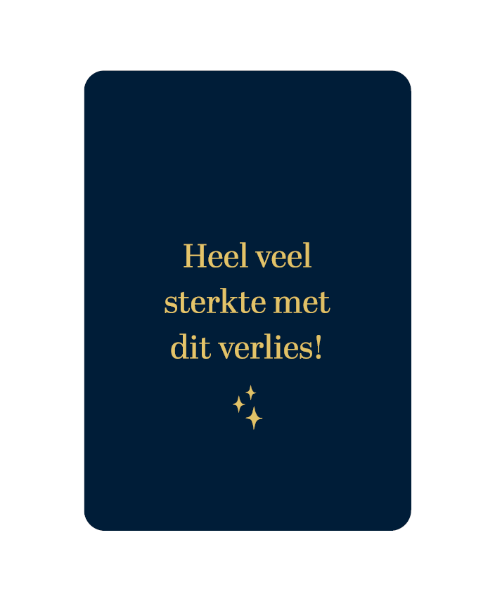 KP: kaartje a6 - heel veel sterkte met dit verlies