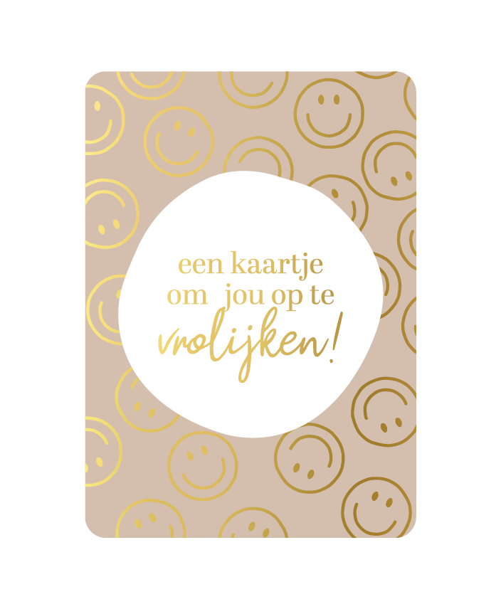 KP: kaartje a6 - Een kaartje om jou op te vrolijken