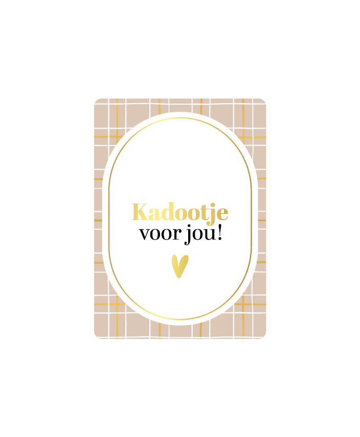 KP: kaartje a6 - Kadootje voor jou!