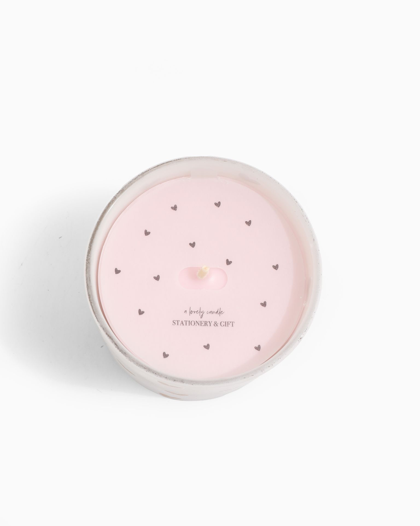 Stationery & gift: Geurkaars - hartjes