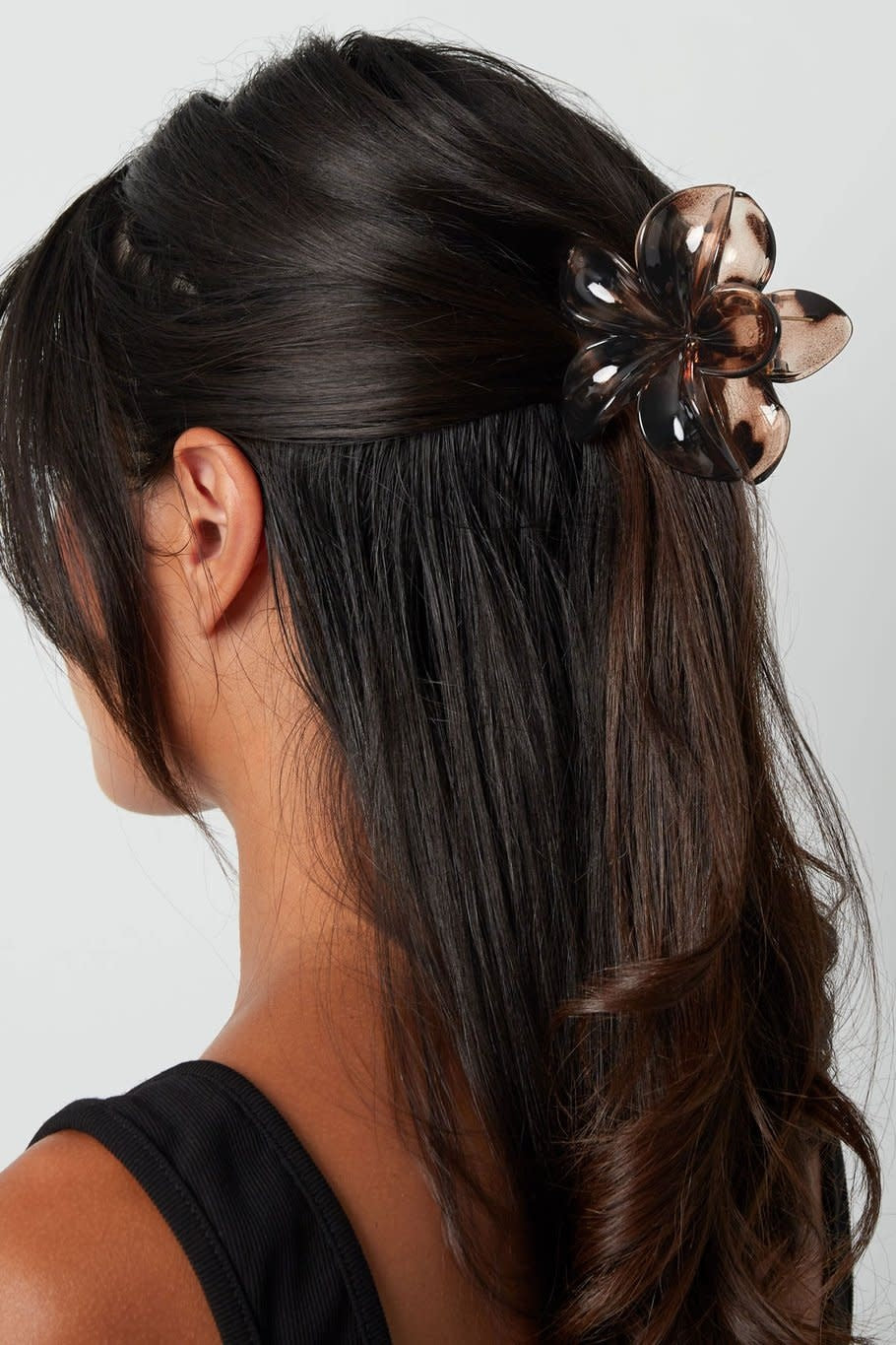 Yehwang: haarclip bloem - printje