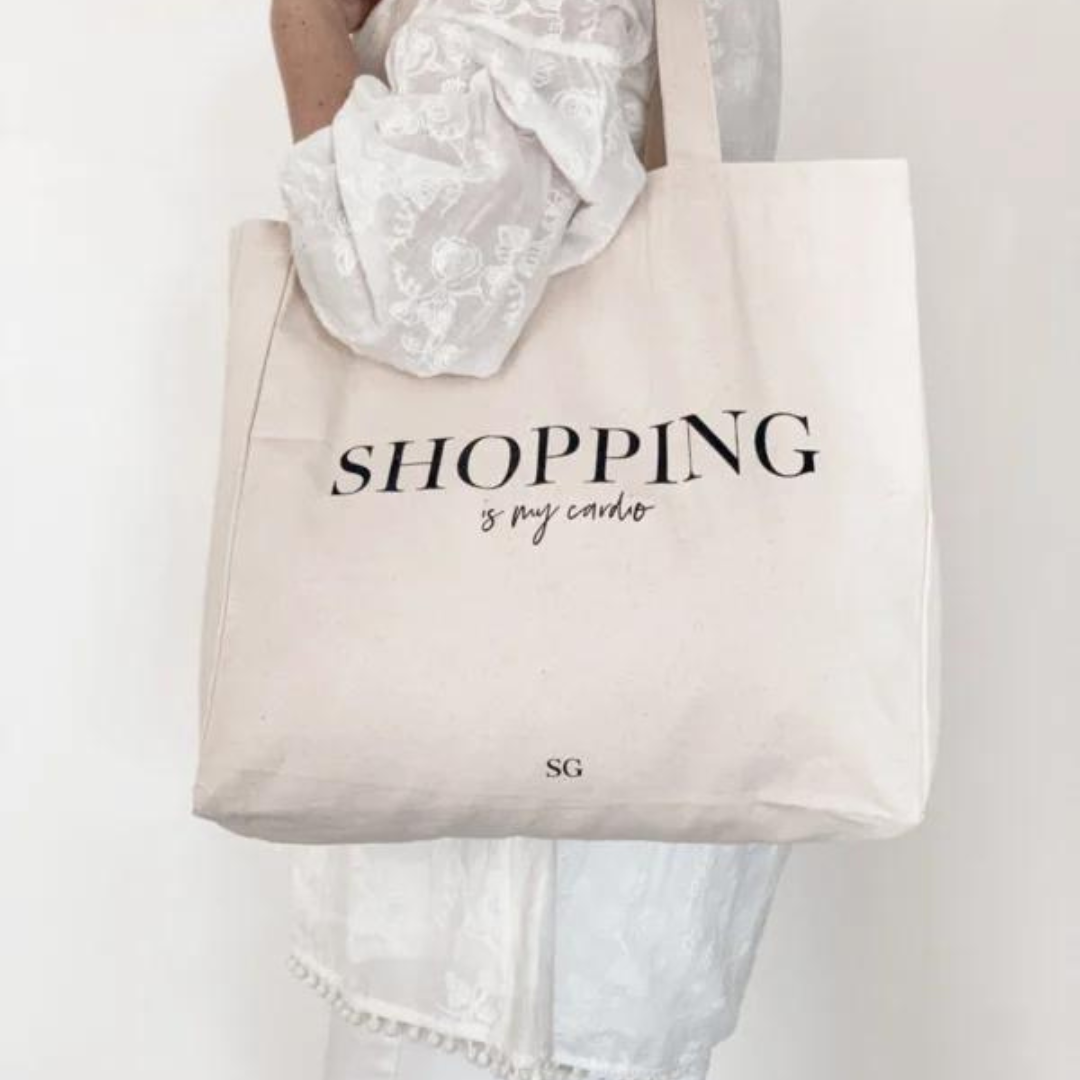 Stationery & gift: Katoenen Tas | Shopping is my cardio