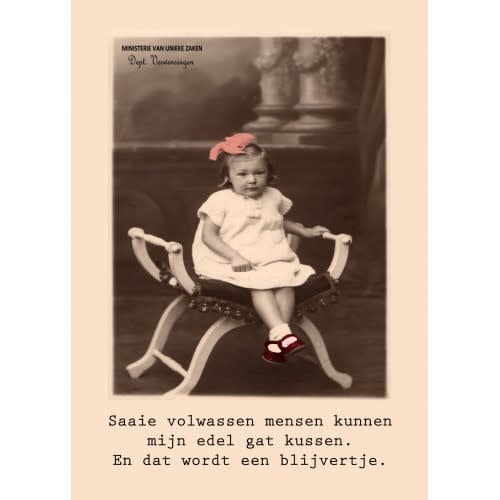 ministerie van unieke zaken: kaart a6 - Saaie volwassen mensen kunnen mijn edel gat kussen ...