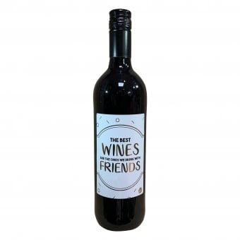The big gifts: wijnfles rood "the best wines are ..."