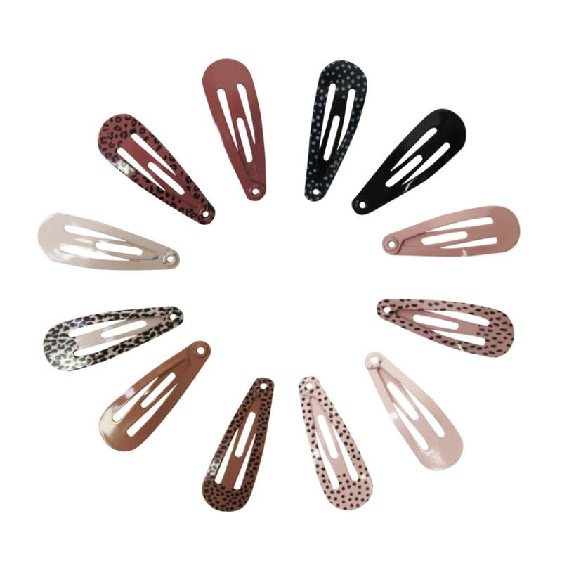 Van Pauline: haarclips beer 3 cm (per 12)