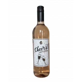 The big gifts: wijnfles rosé "Cheers"