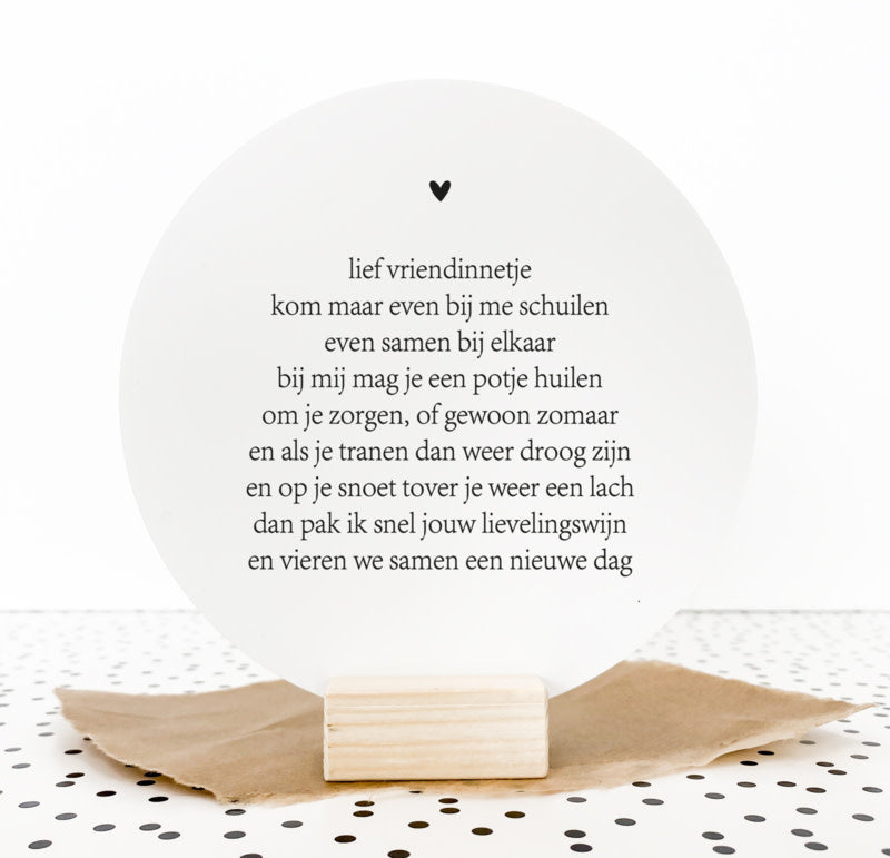 Winkeltje van anne: Roundie met houder - kom maar even bij me schuilen
