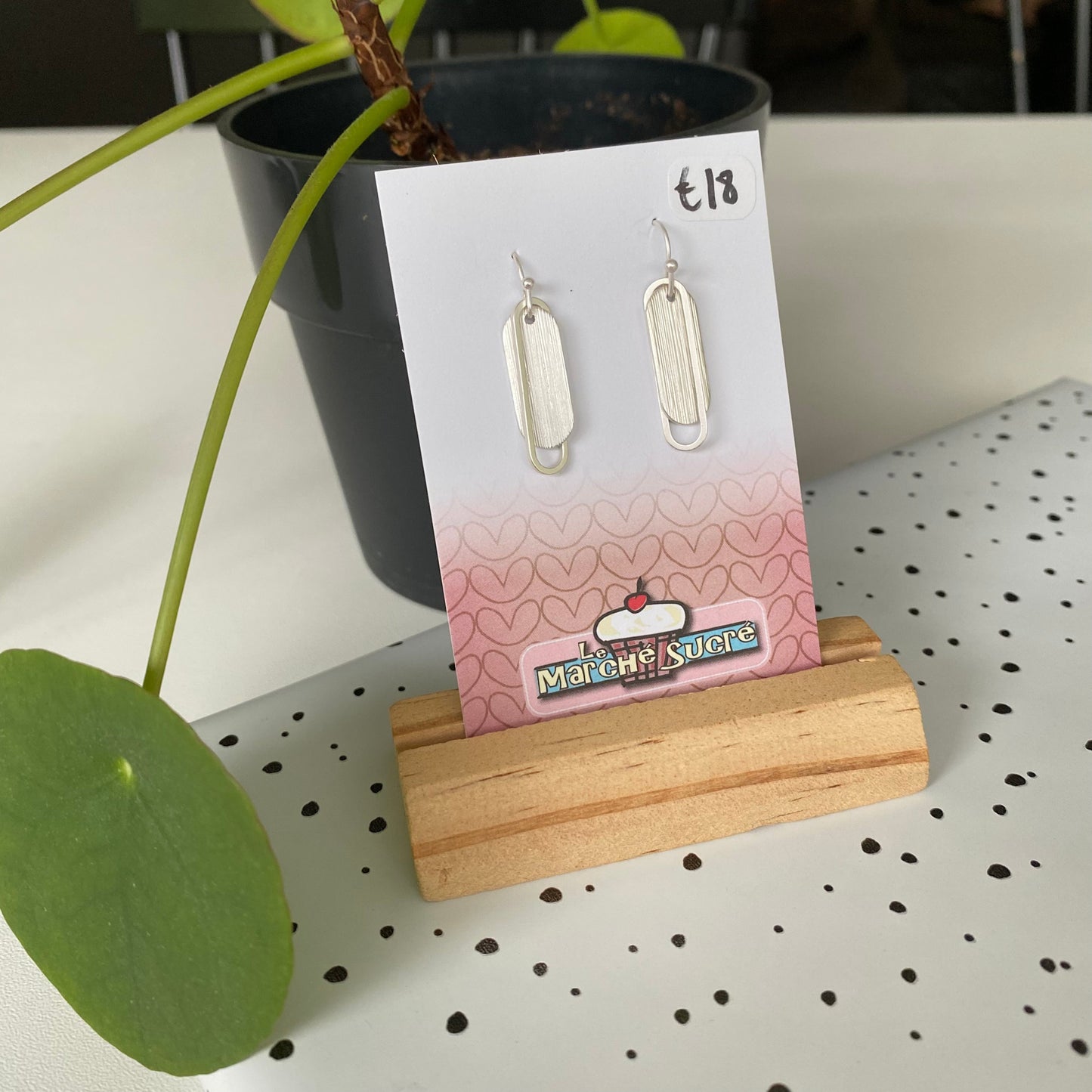 Le marché sucré: oorbellen - zilver