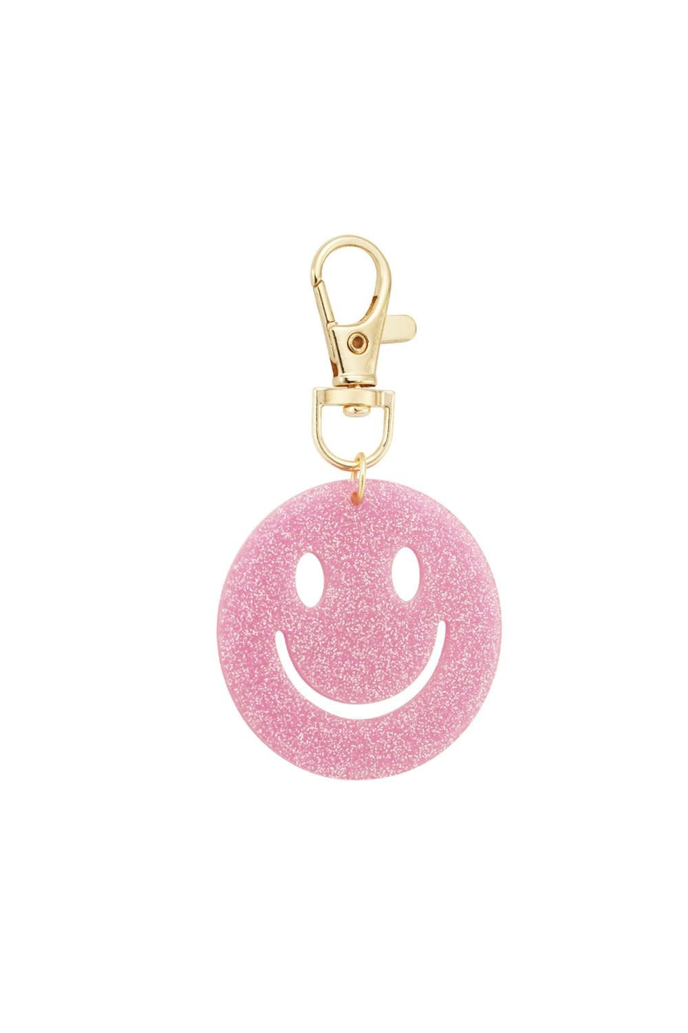 Yehwang: sleutelhanger smiley - roze