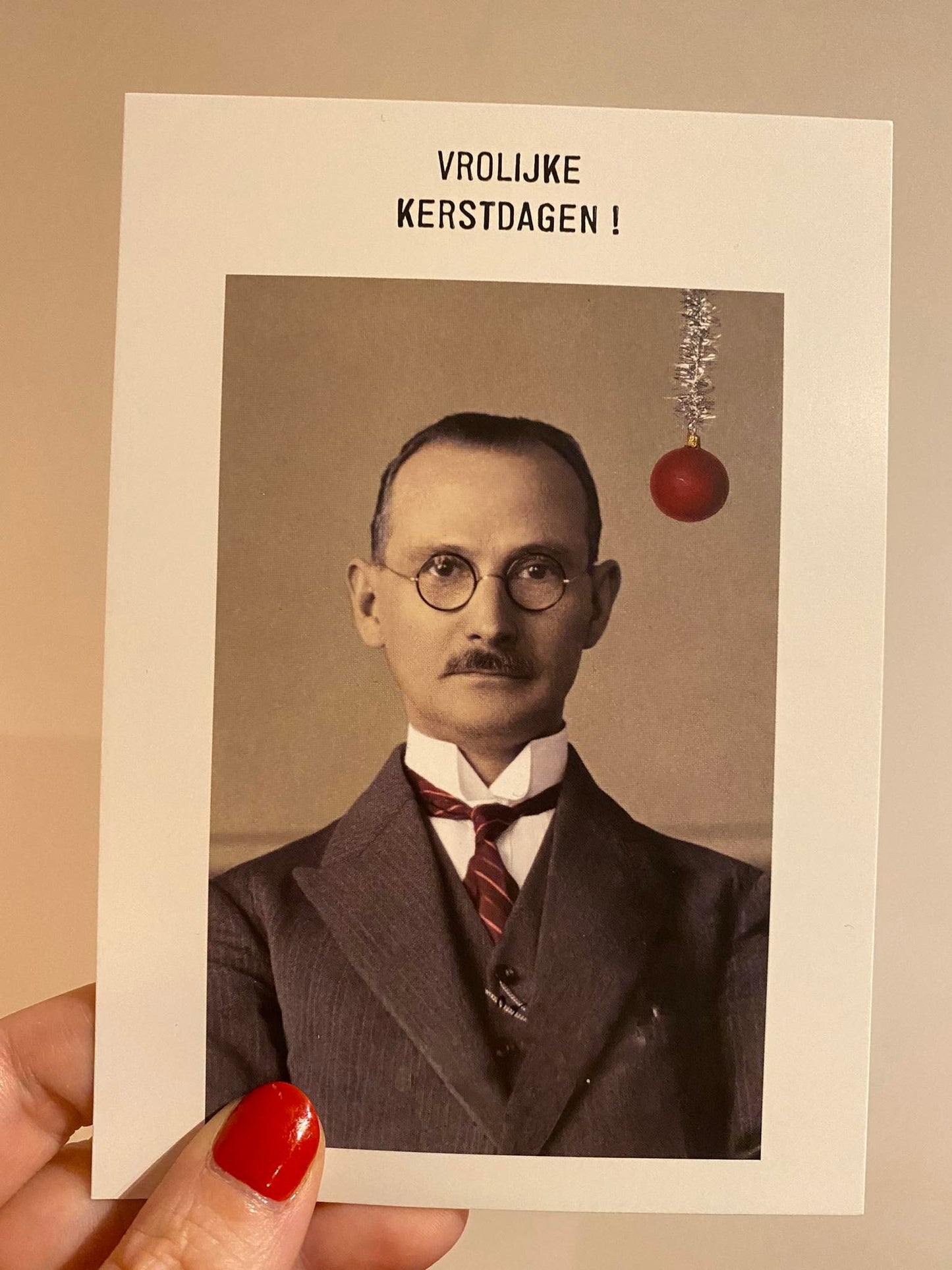 Kartoenfabriek kaart a6 Vrolijke kerstdagen