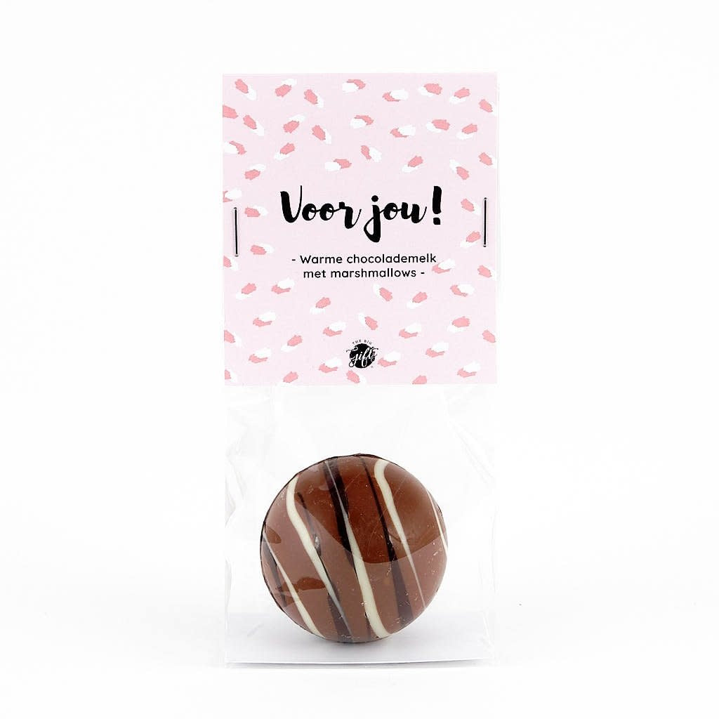 The big gifts: Chocolate bomb with marshmallows - Voor jou