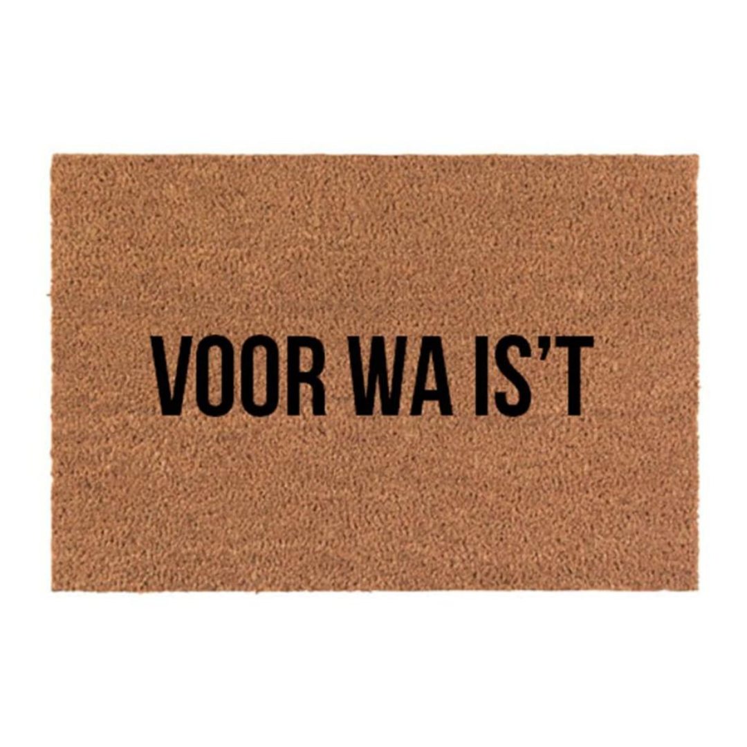 Karen François: Deurmat "VOOR WA IS 'T"