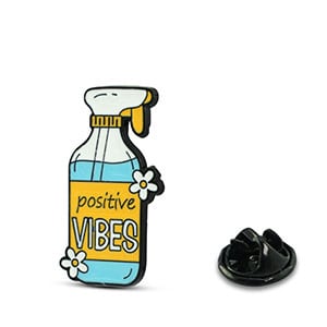BK: Pin - positive vibes