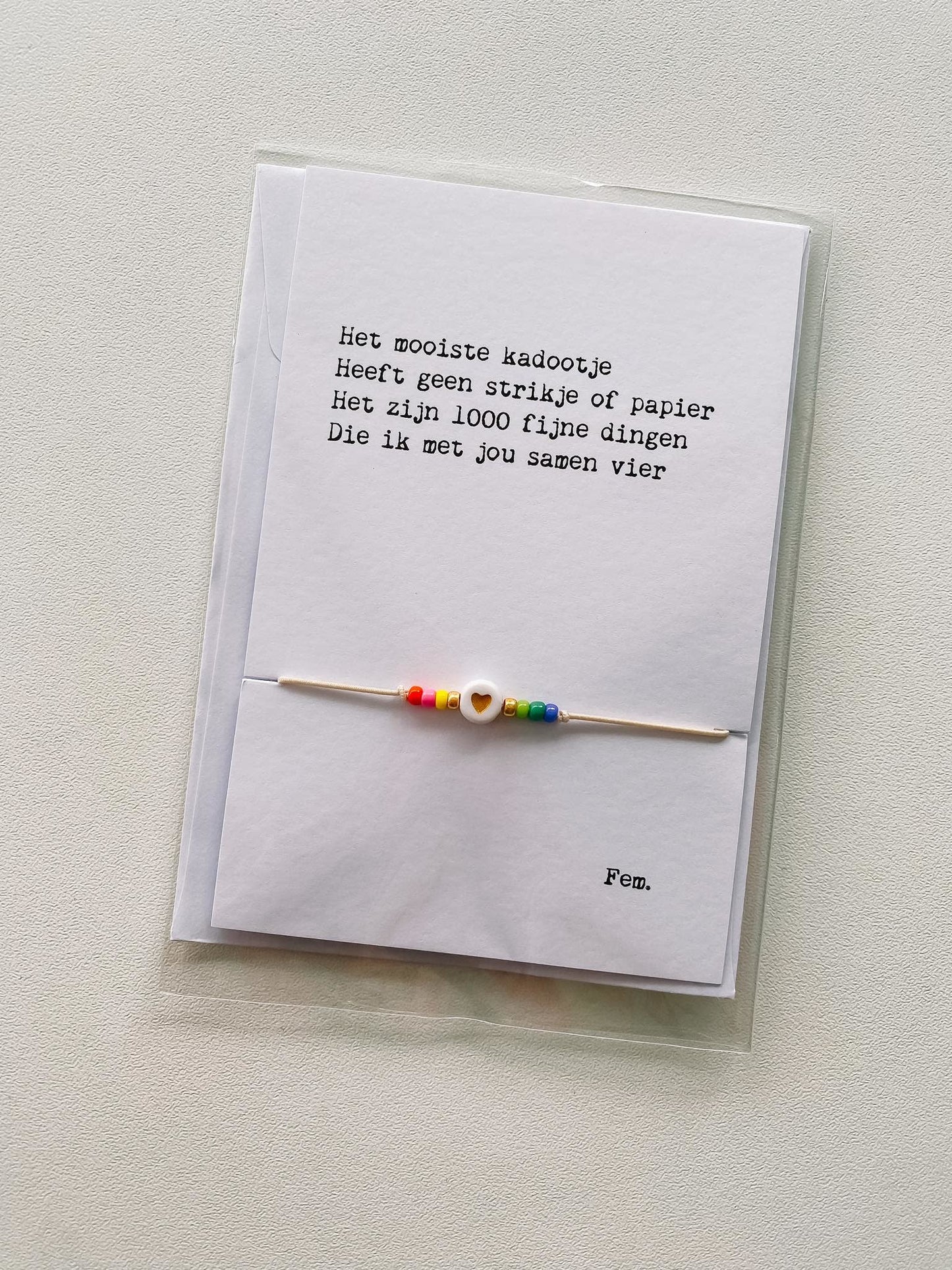 Papierpleziertjes - armbandplezier - mooiste kadootje