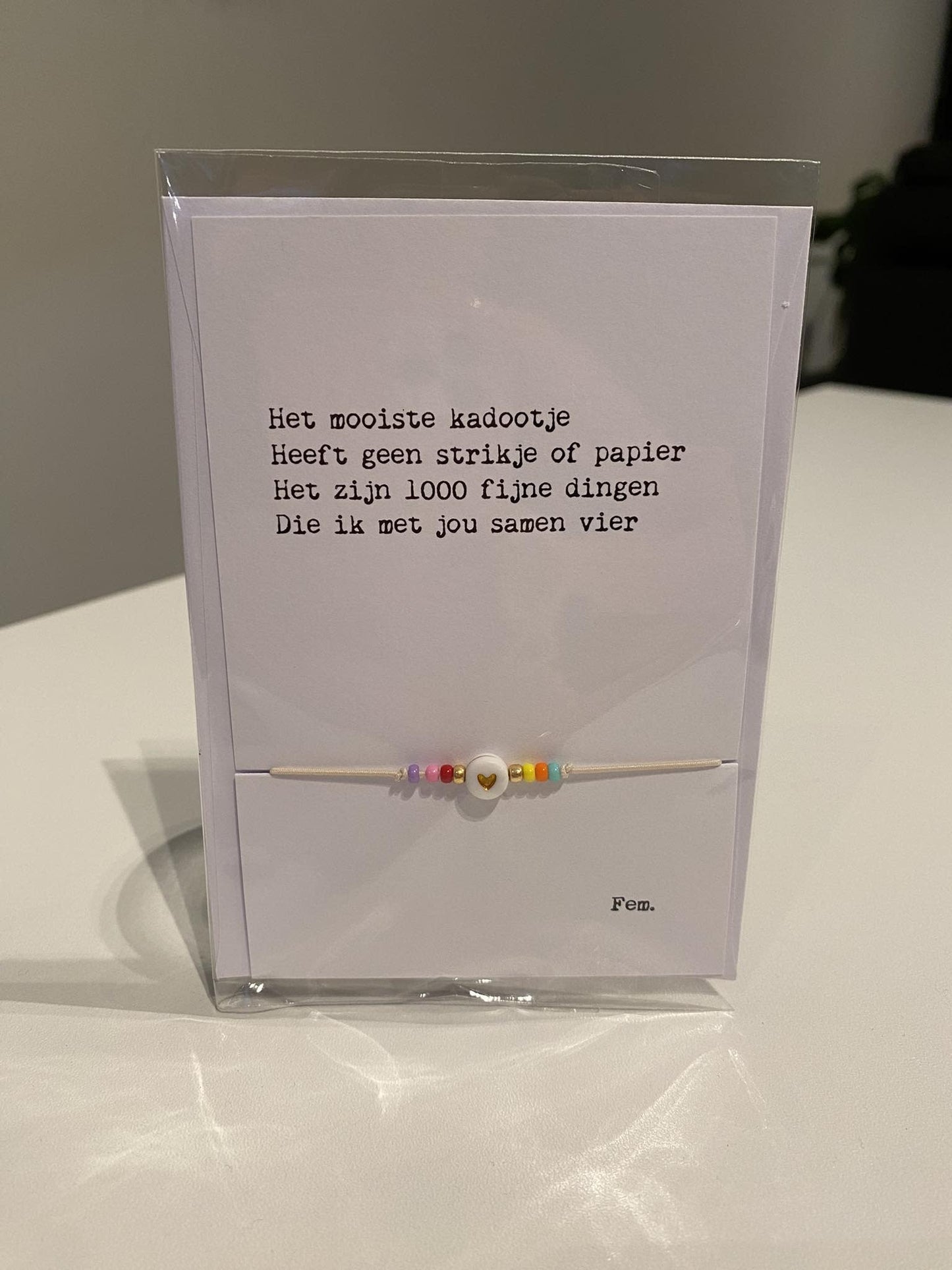 Papierpleziertjes - armbandplezier - het mooiste kadootje