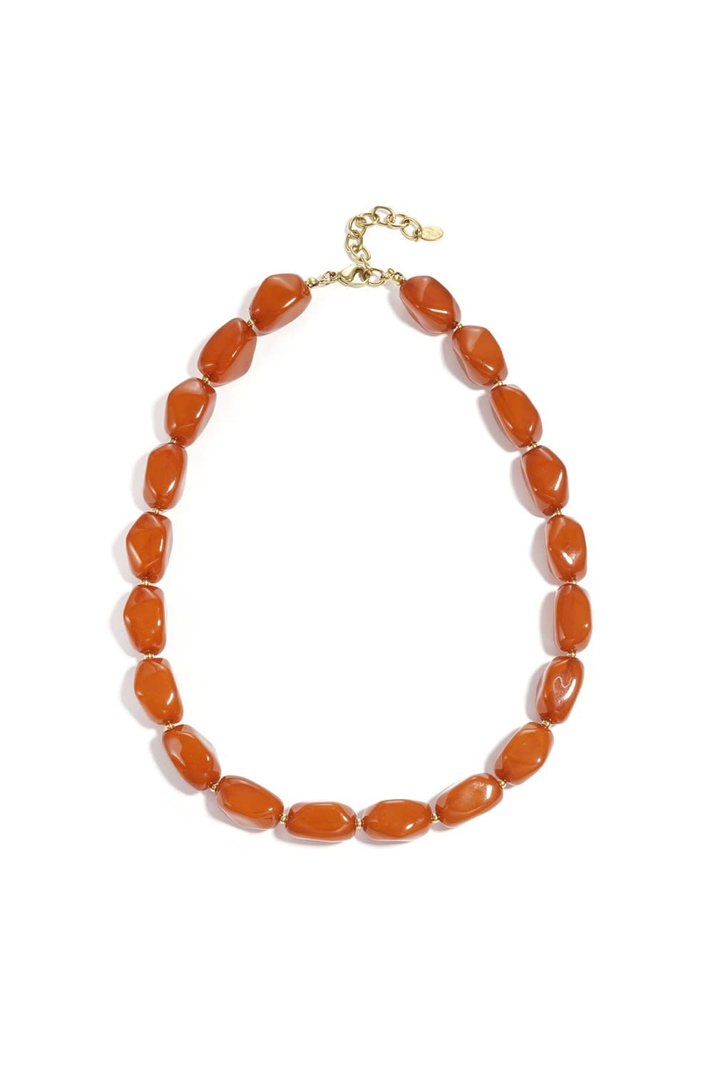 Yehwang: kralen ketting - roest