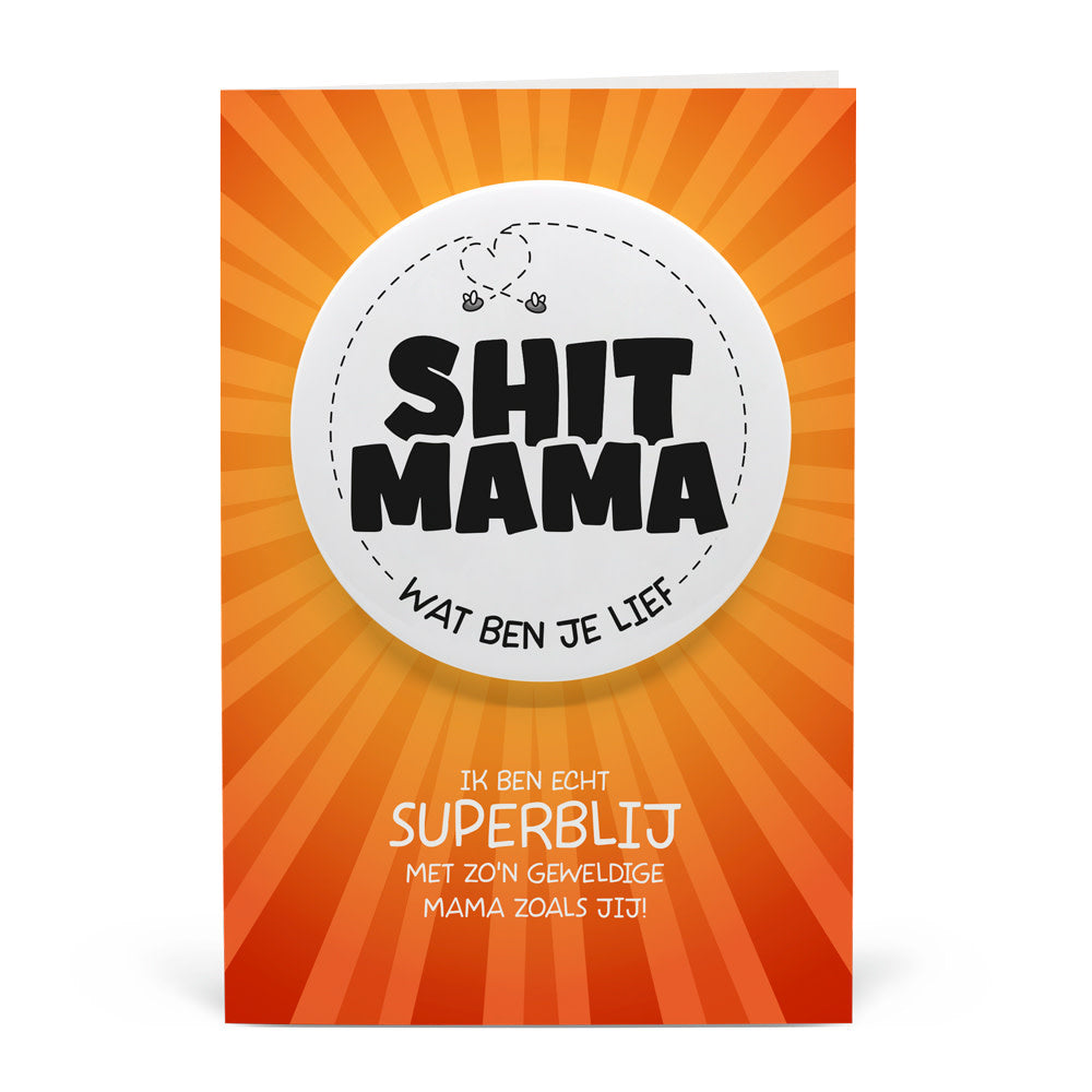 Miko: Shit Button Giftcard - Mama
