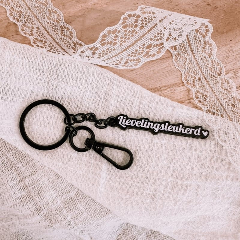 Winkeltje van anne: sleutelhanger - Lievelingsleukerd