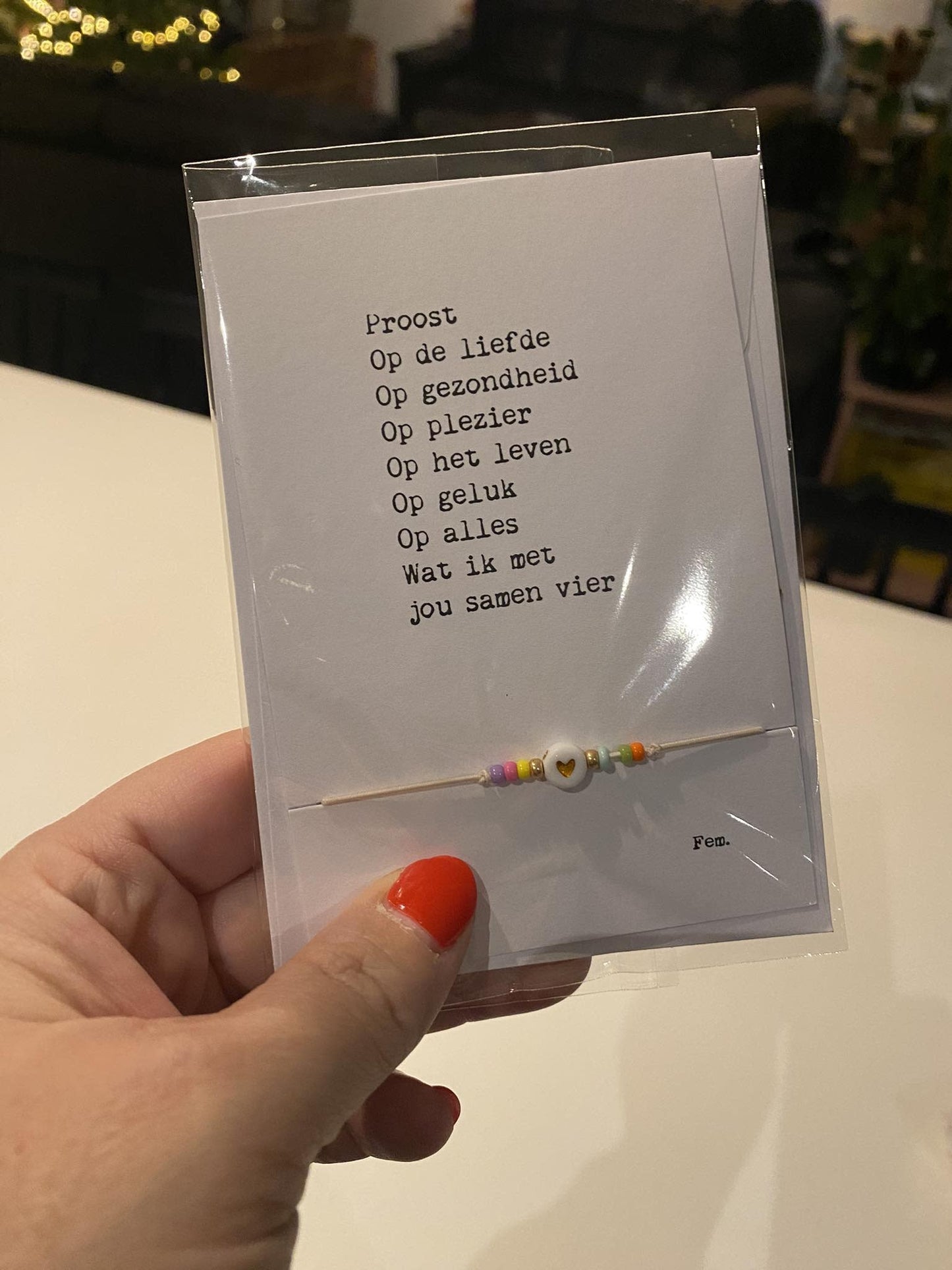 Papierpleziertjes - armbandplezier - proost