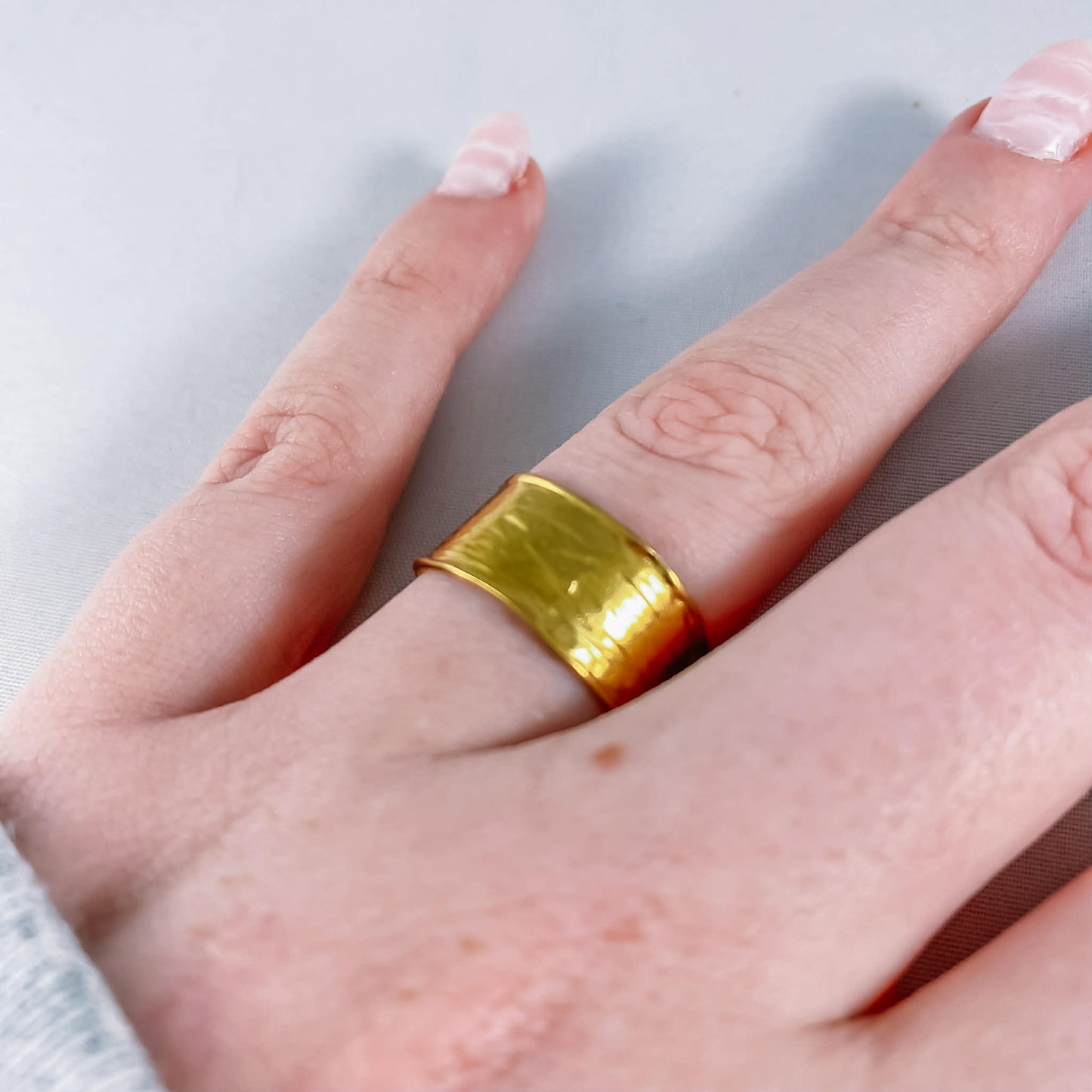 Verstelbare ring in roestvrij staal - vegen