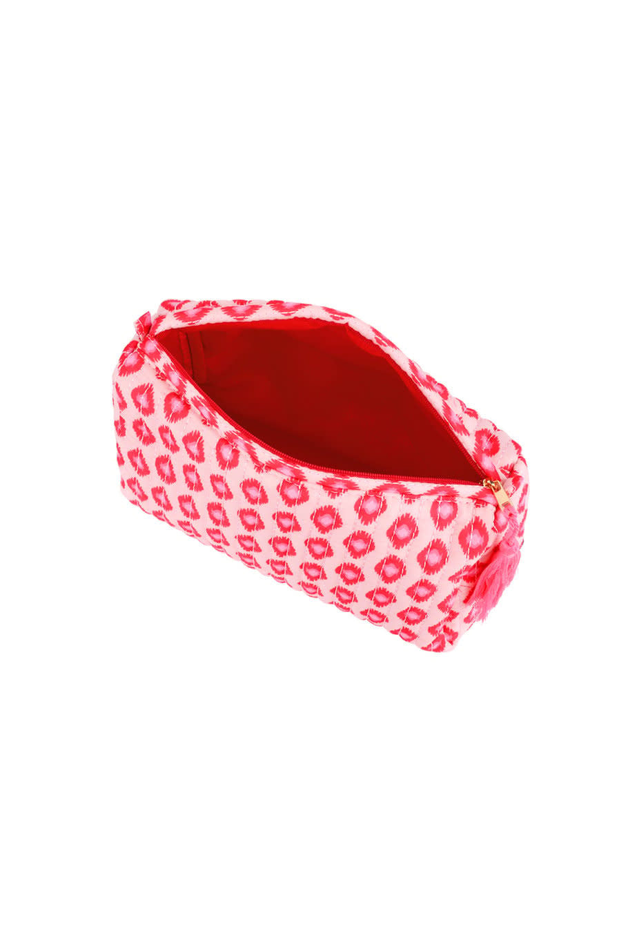 Yehwang: make-up tas groot - printje - roze