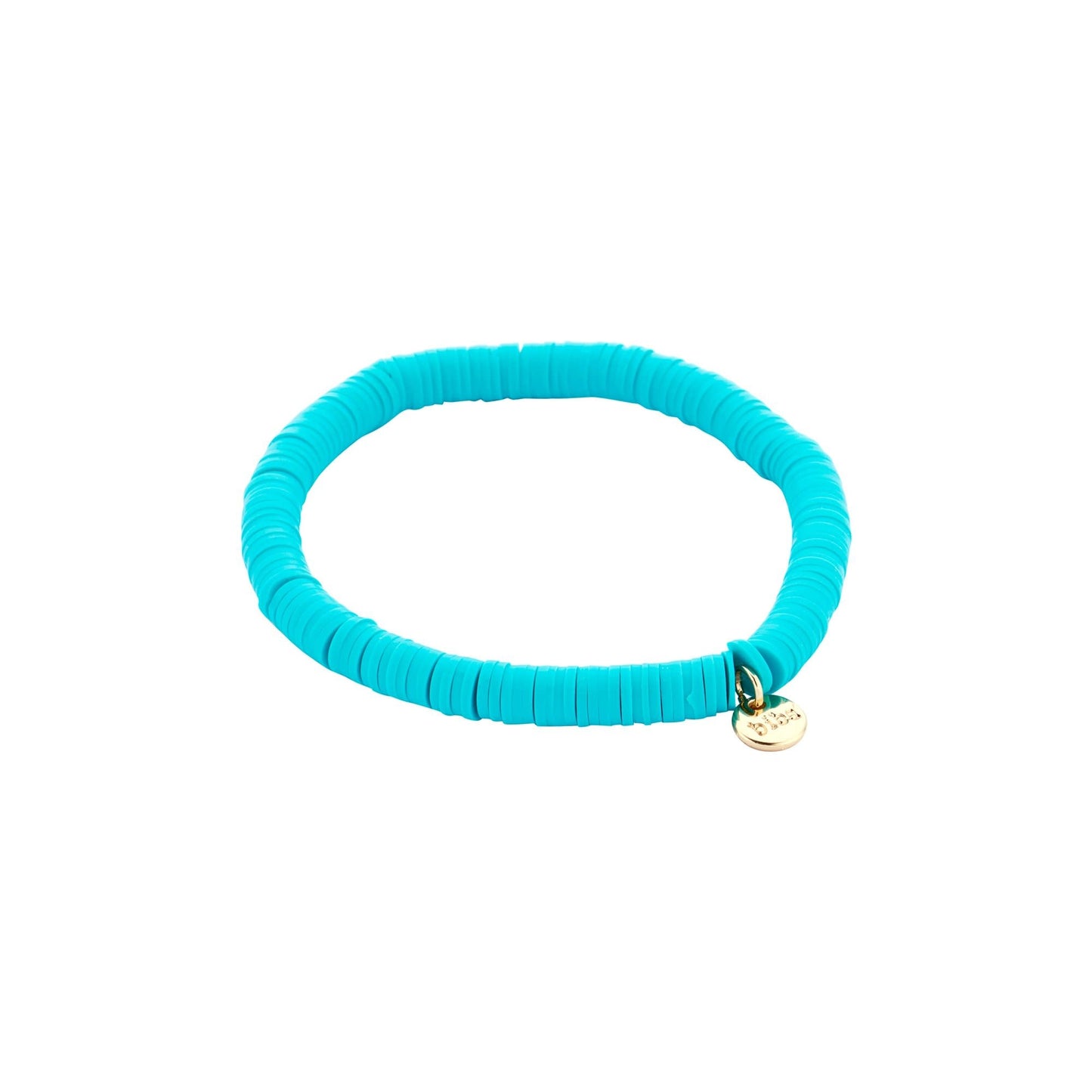 Biba: armbandje clay - turquoise