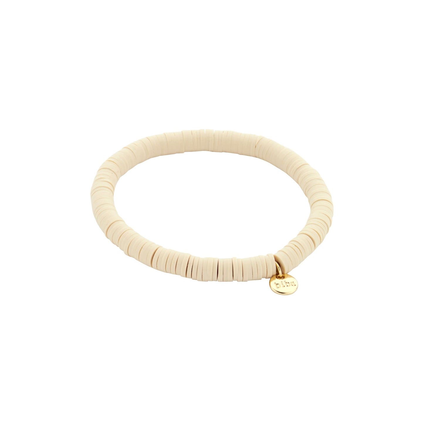 Biba: armbandje clay - beige