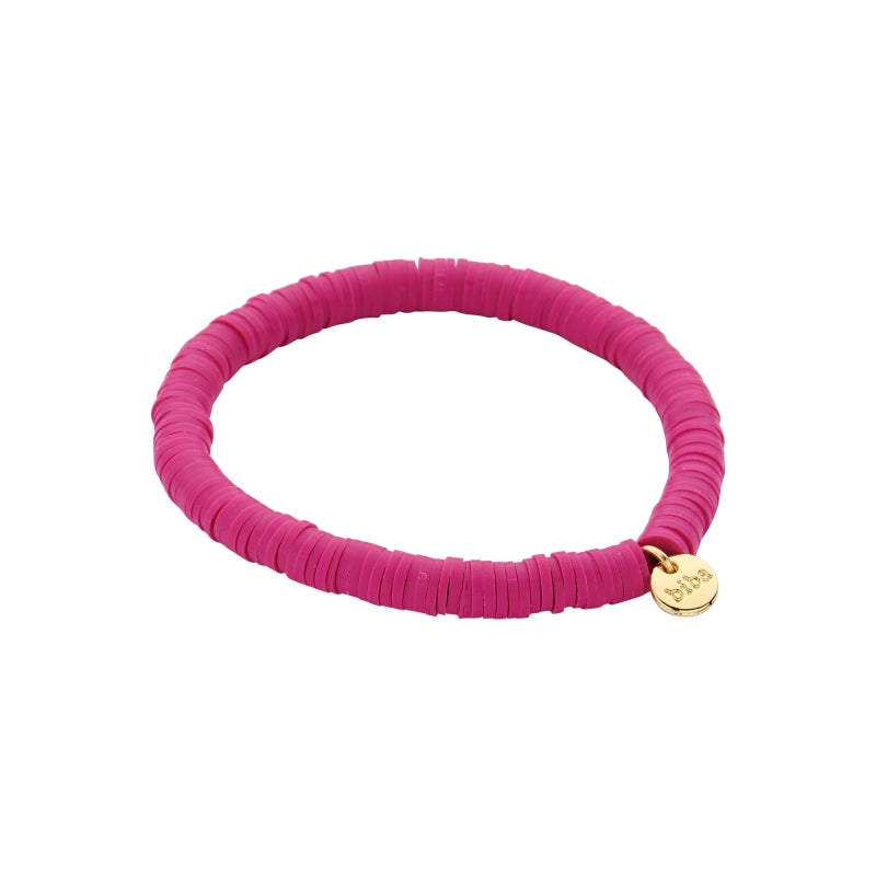 Biba: armbandje klei - felroze