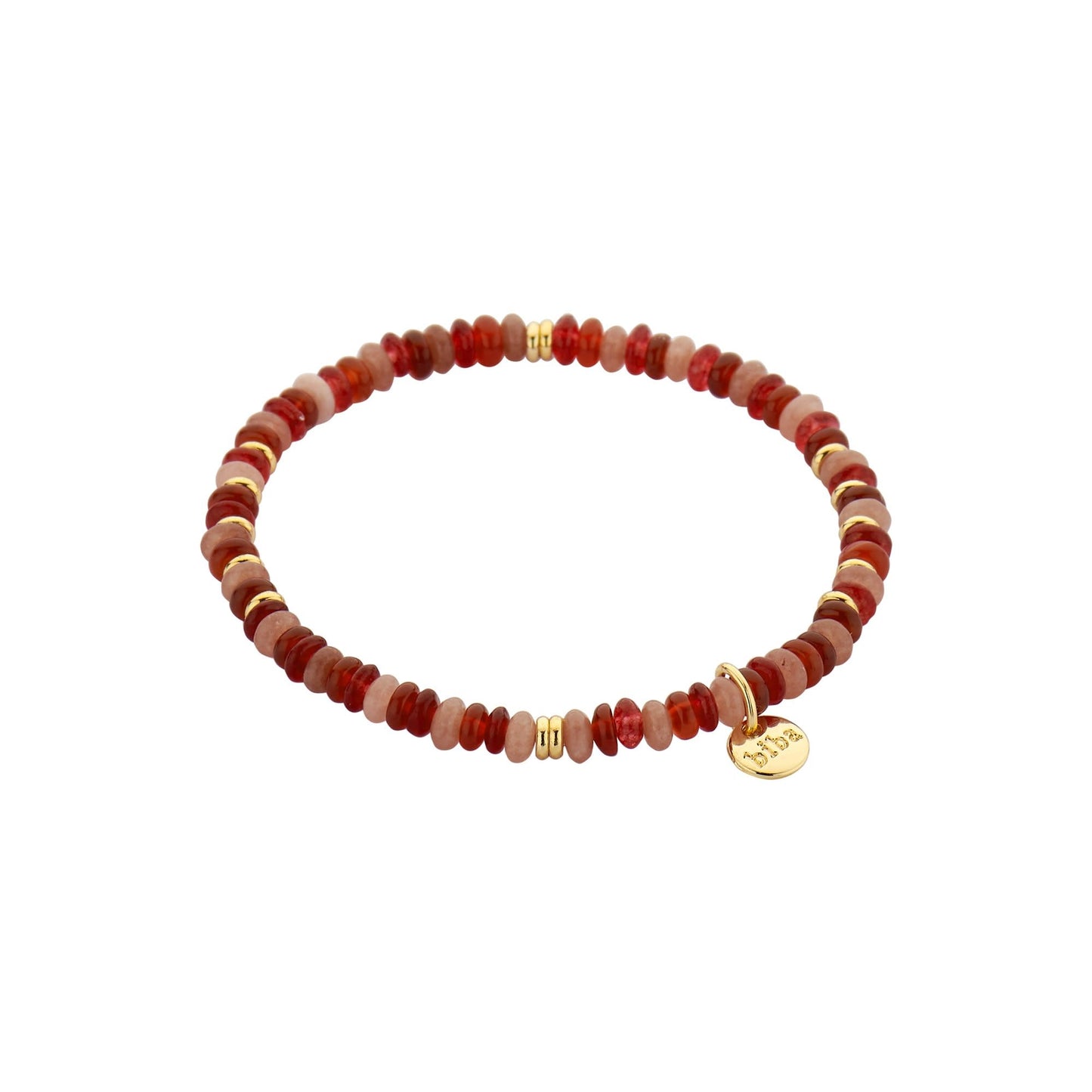 Biba: armbandje gekleurde pareltjes 03