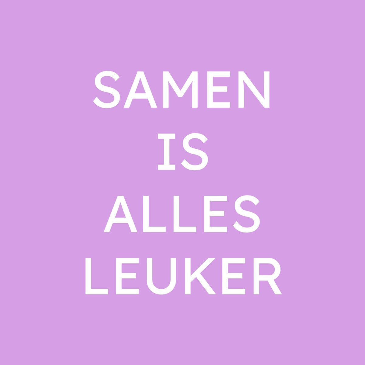 LE: tegeltje forex - samen is alles leuker