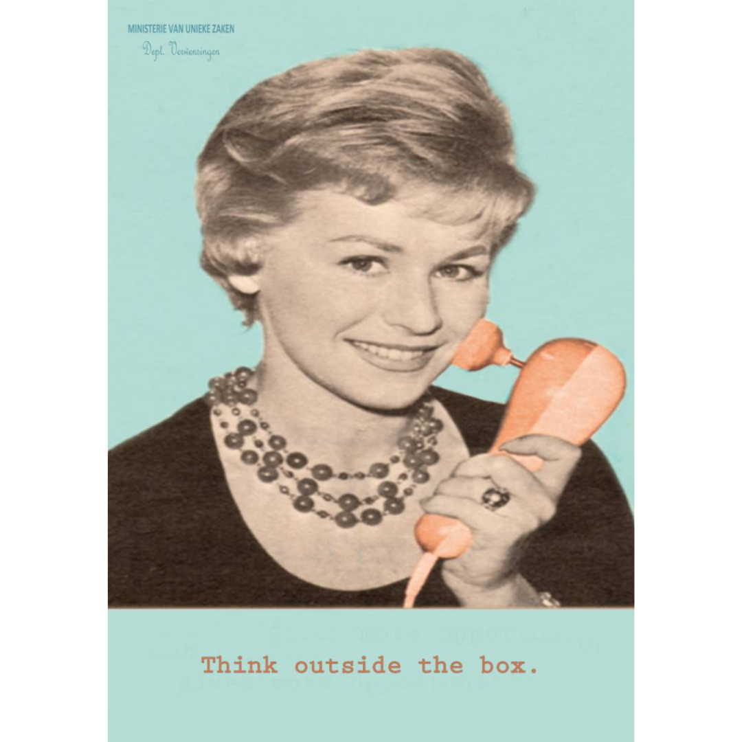 ministerie van unieke zaken: kaart a 6 - Think outside the box