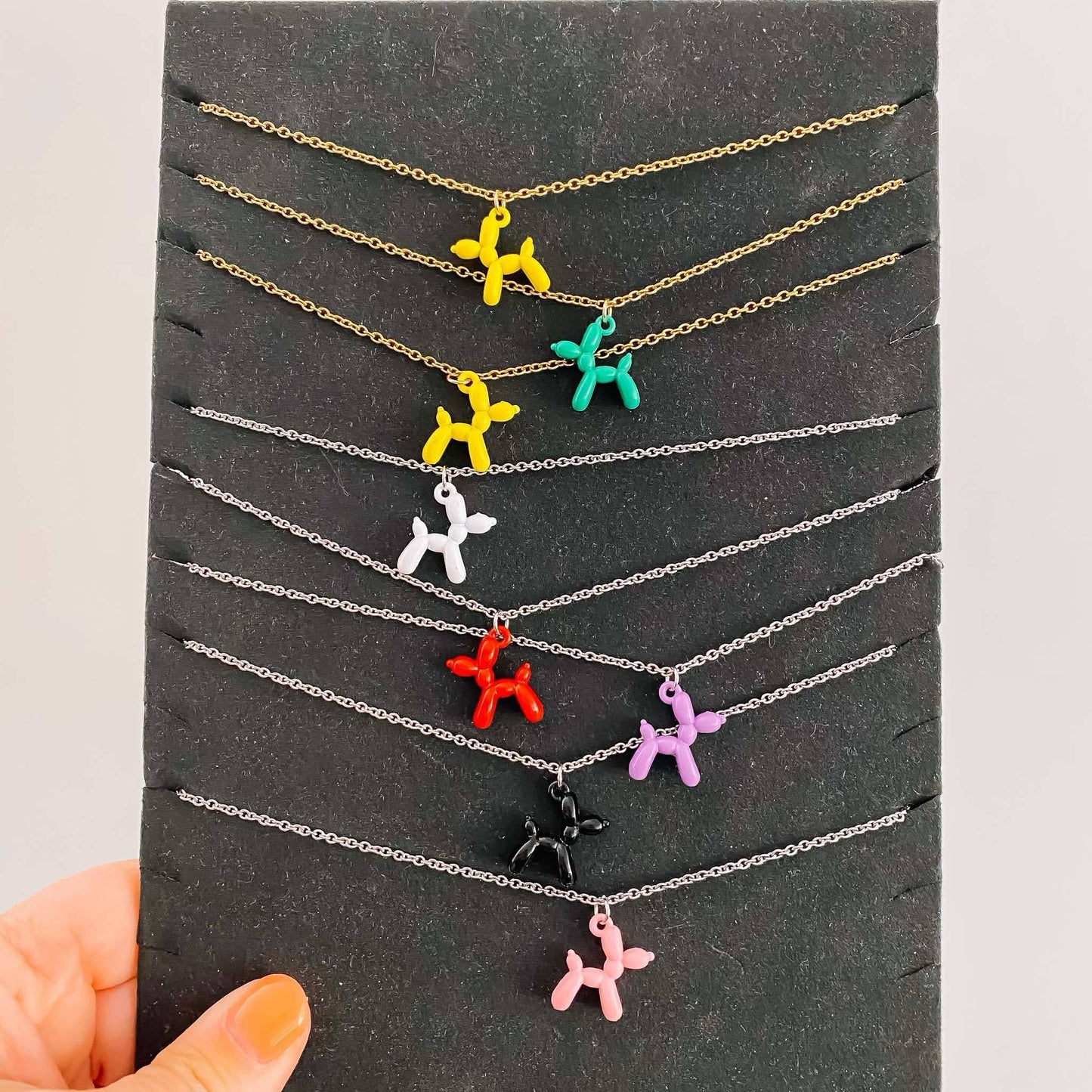 Le marché sucré: ketting met hanger ballonhond
