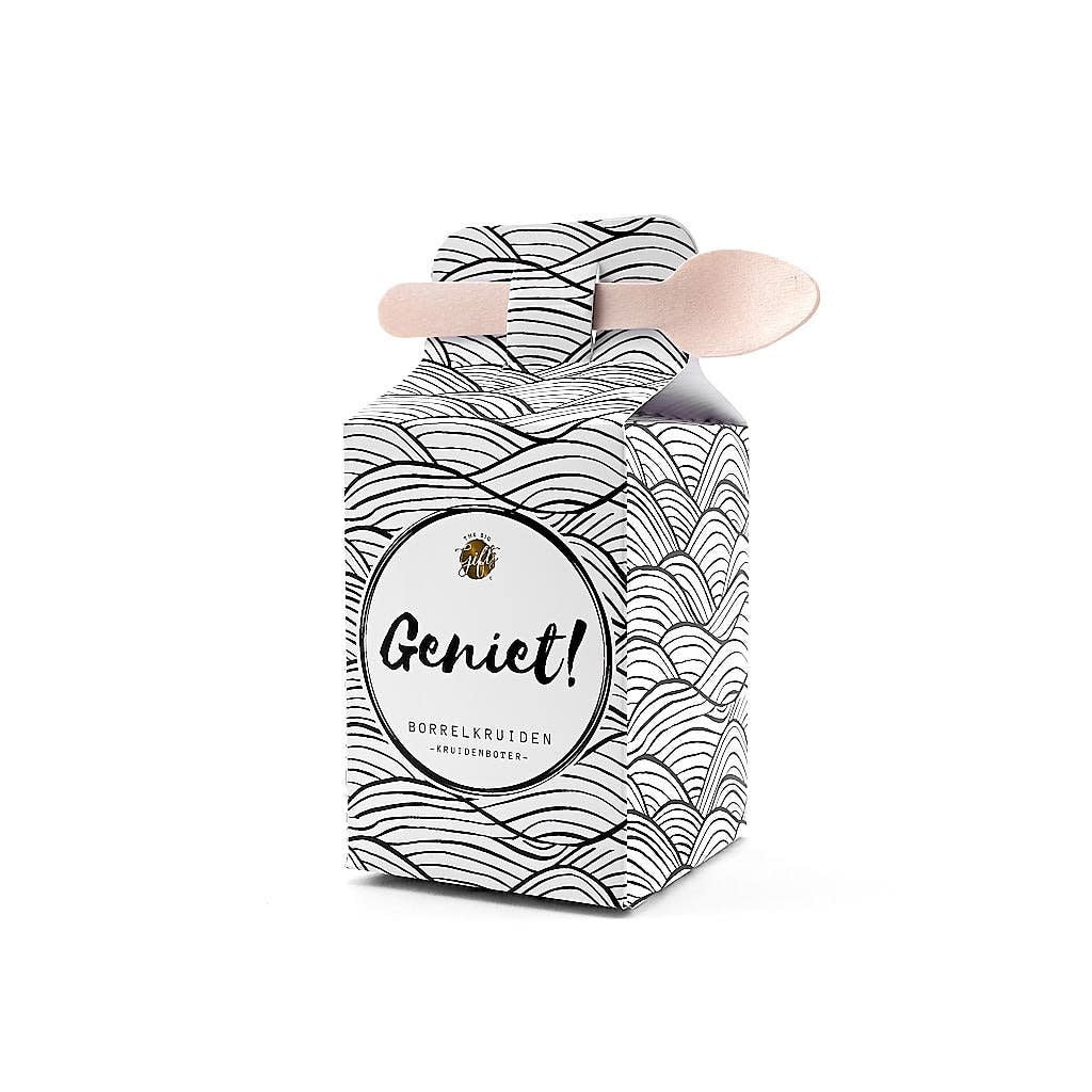 The big gifts: Borrelkruiden "geniet"