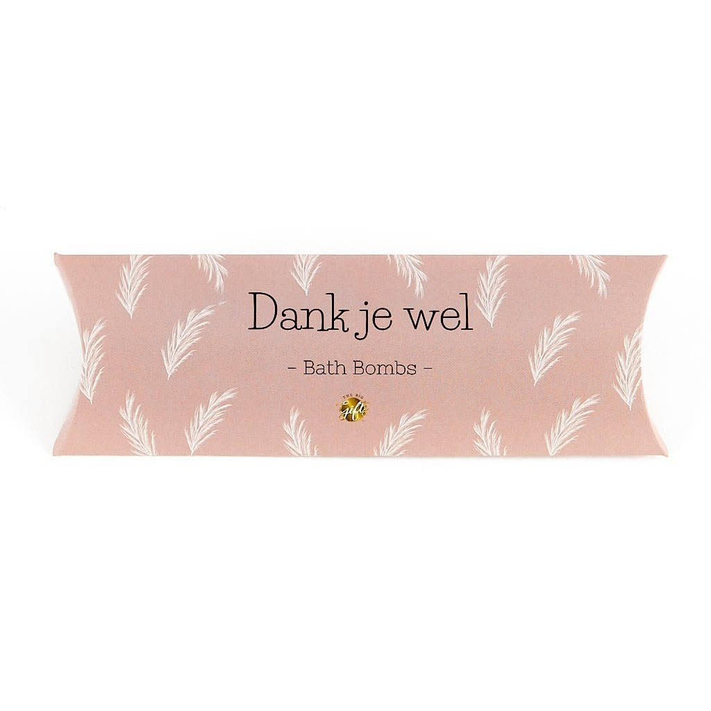 The big gifts: Gondeldoosje bath bombs - Dank je wel