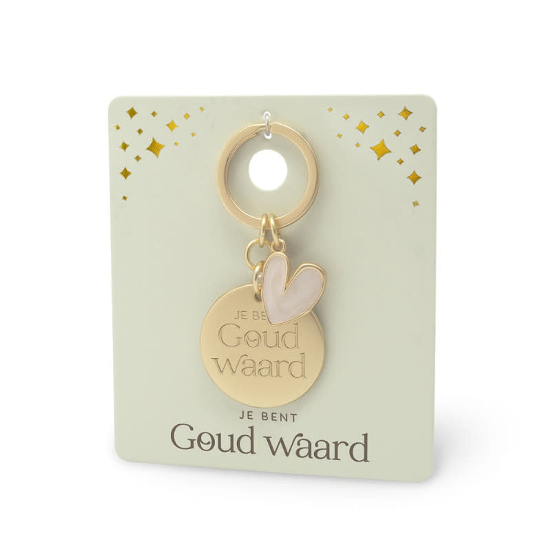 Miko: Edelsteen sleutelhanger - goud waard