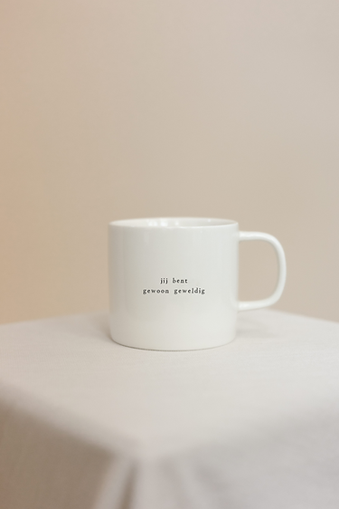 Ik pak je in: koffiemok - je bent gewoon geweldig
