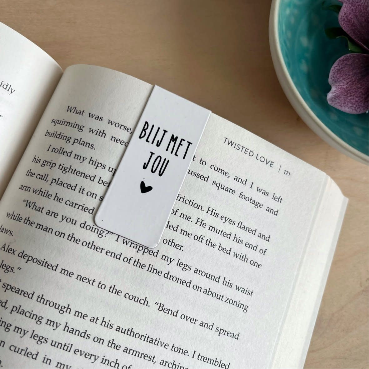 Sproetiz: Boekenlegger magnetisch - Blij met jou