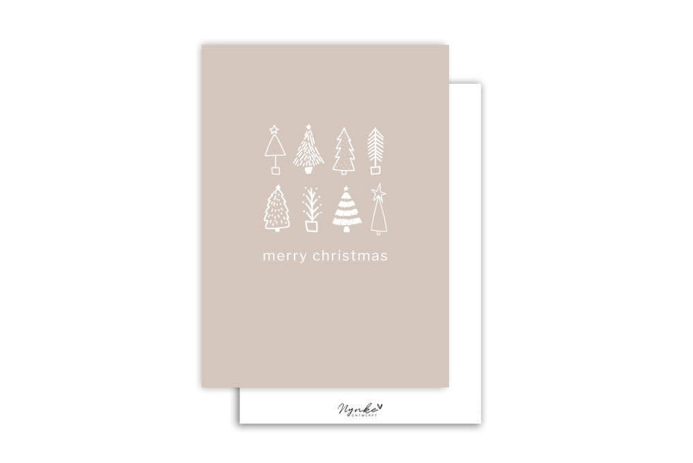 Nynke ontwerpt: Kaart | Merry Christmas