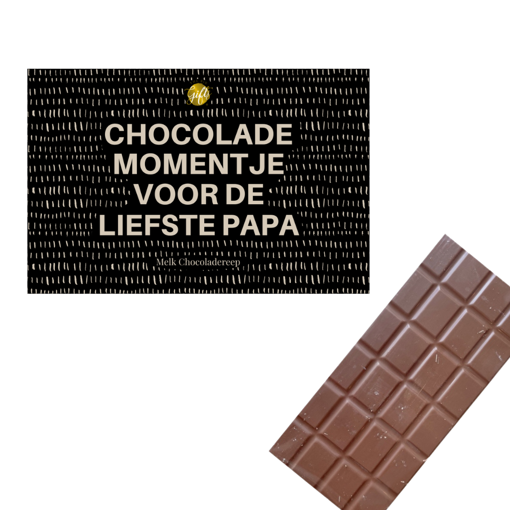 The big gifts: Chocoladereep - Liefste papa