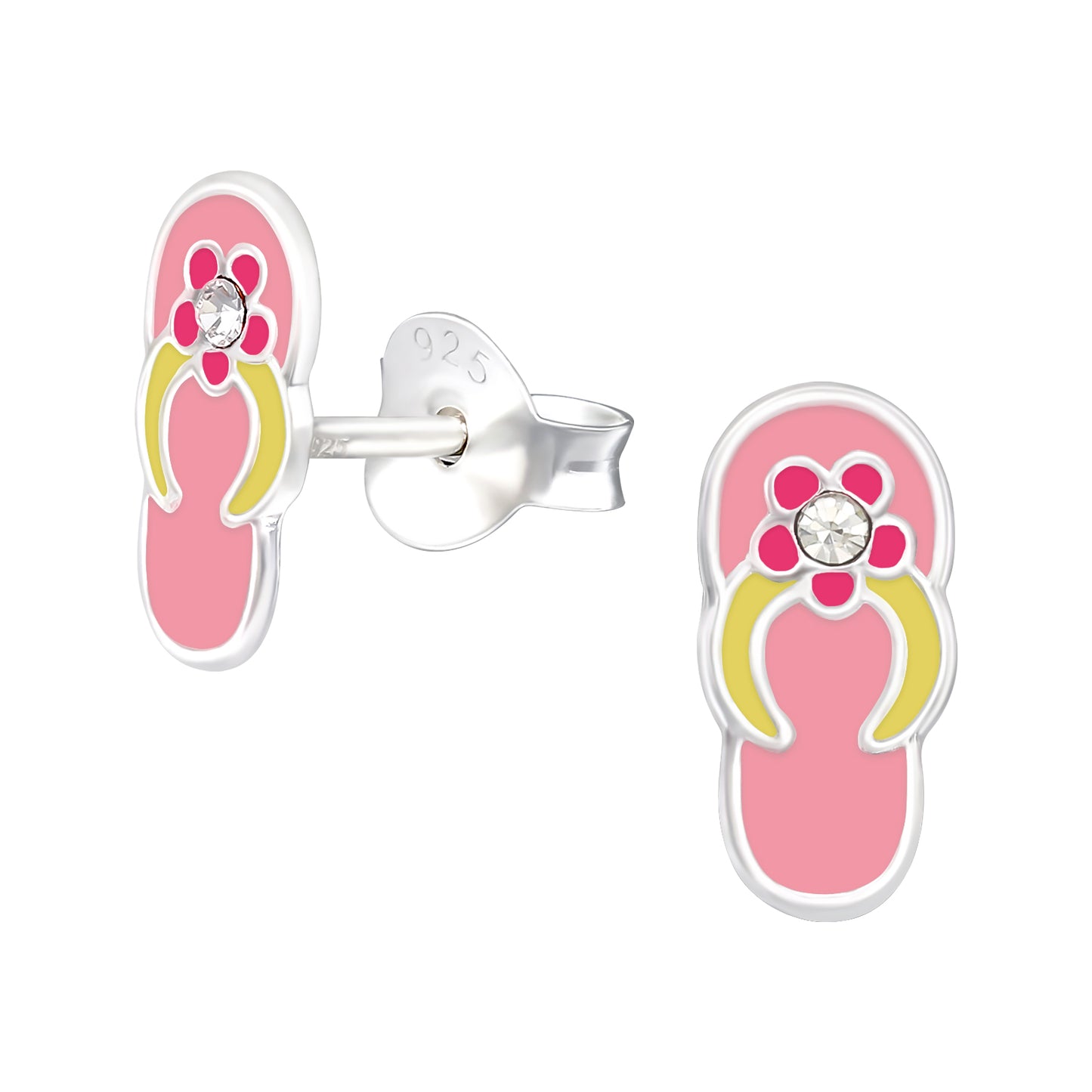 Precious jewels: Oorstekers - teenslippers