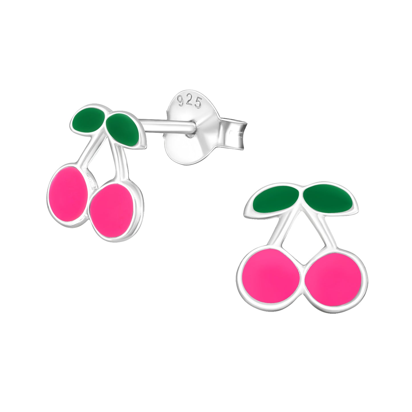 Precious jewels: Oorstekers - kersen