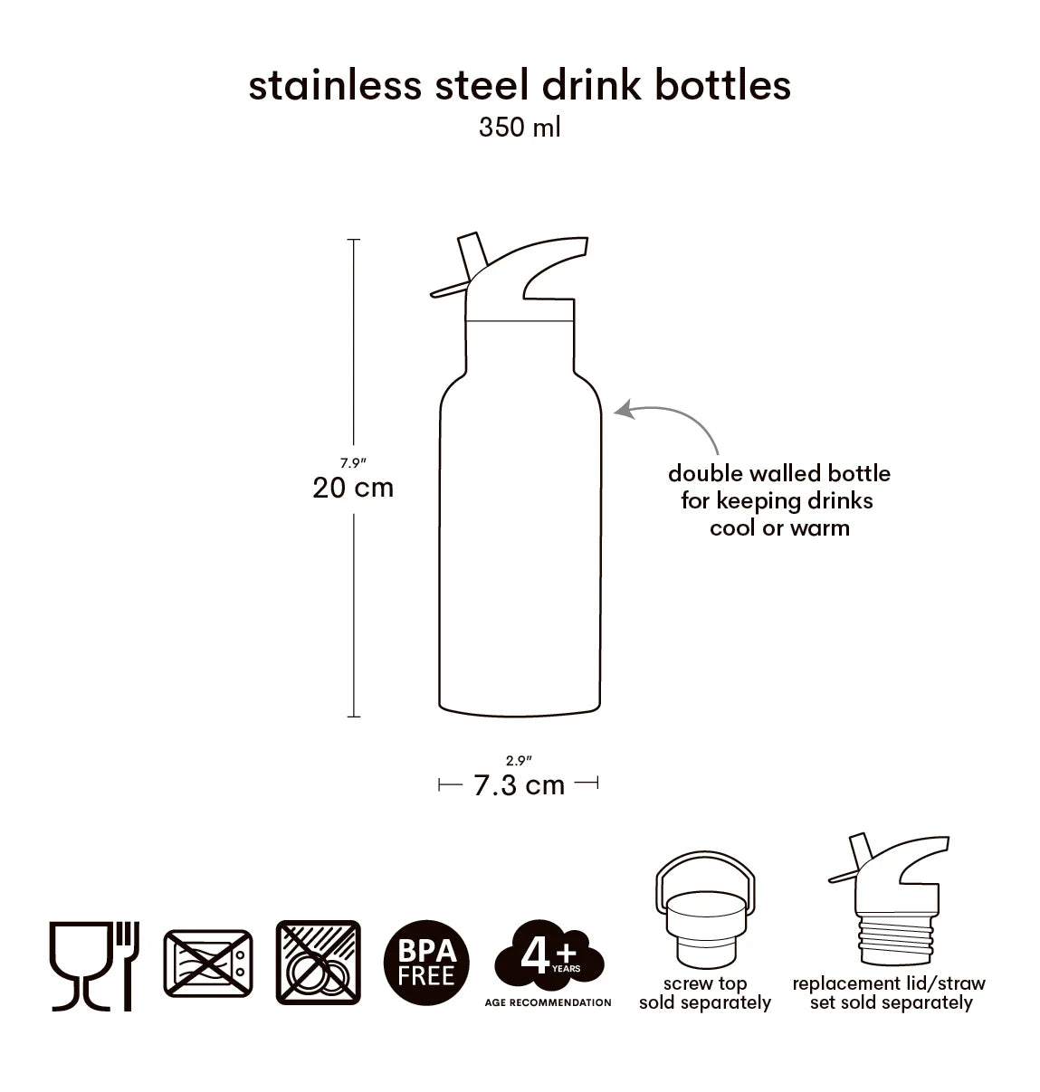 ALLC: RVS drinkfles - robots