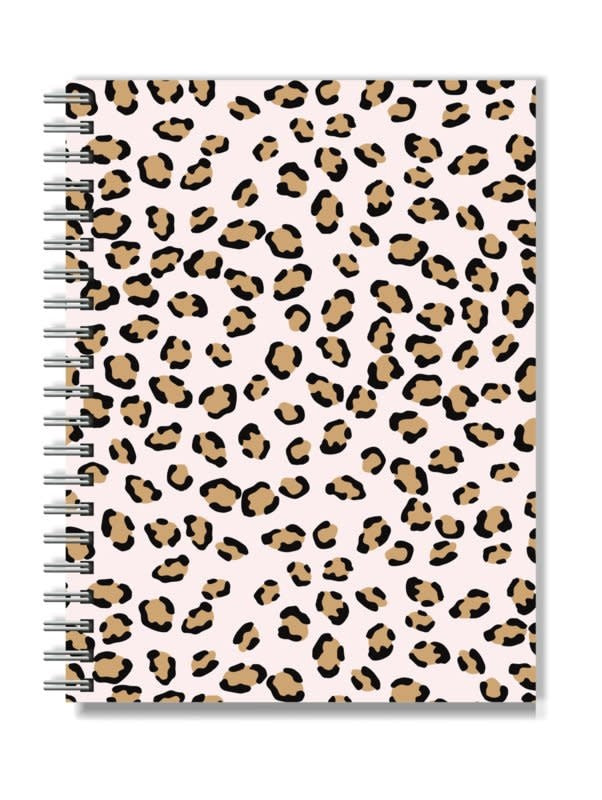Stationery & gift Notebook A5 Softcover | Pink Leopard