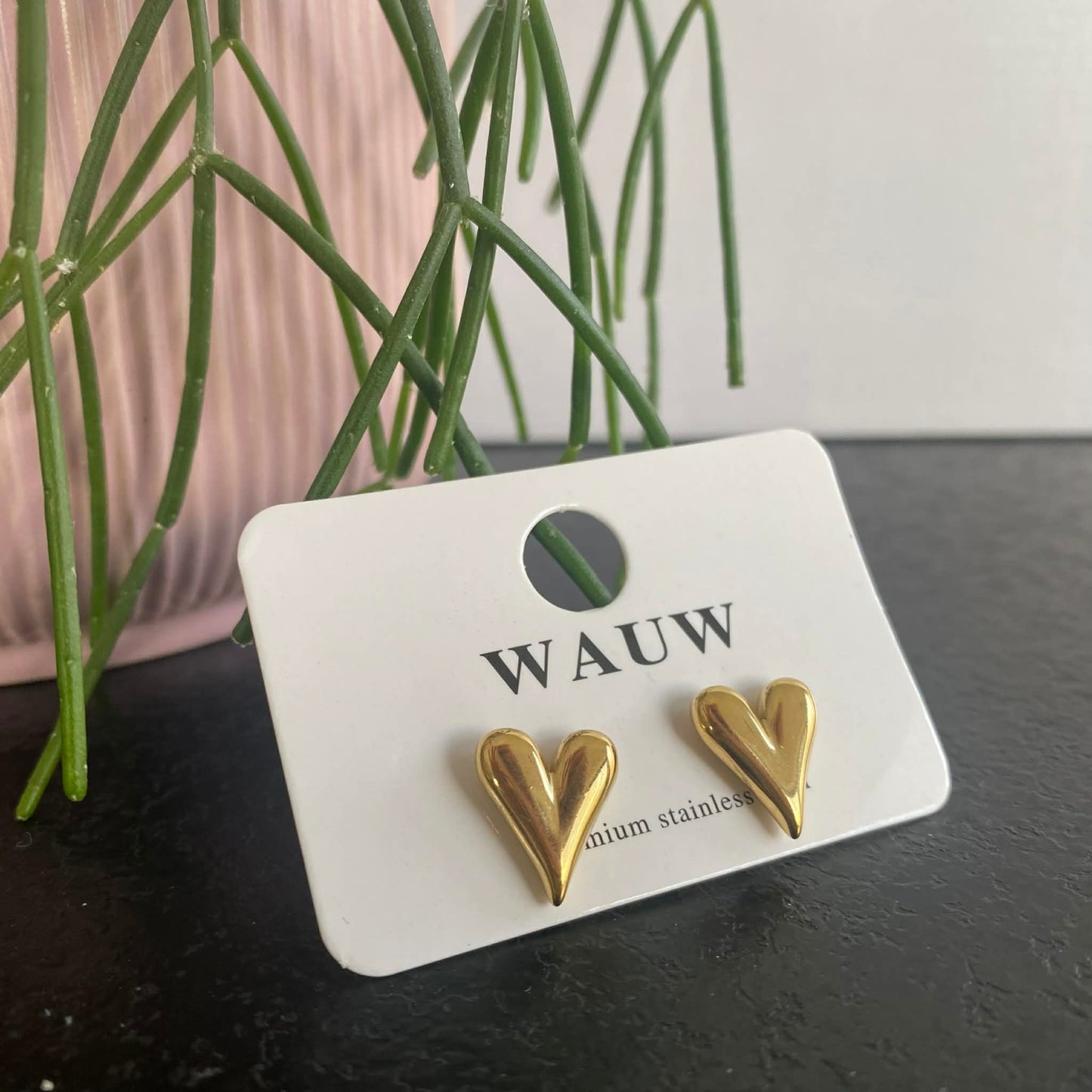 Wauw: oorbellen - harten