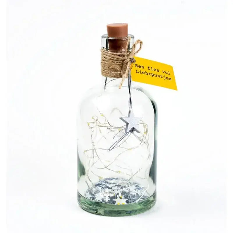 Sidedish: Fles vol lichtpuntjes