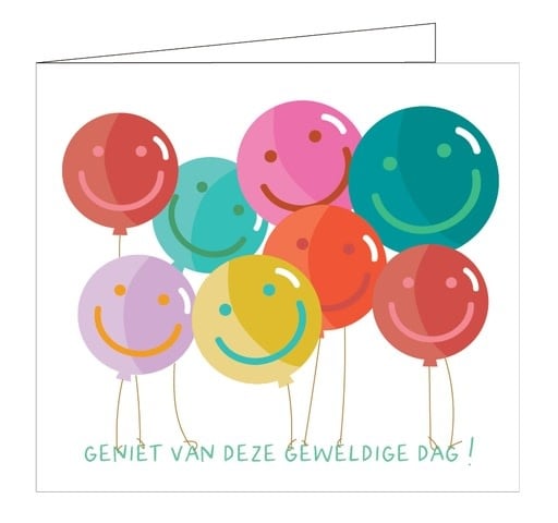 Hil Claesen: kaart - geniet van deze geweldige dag