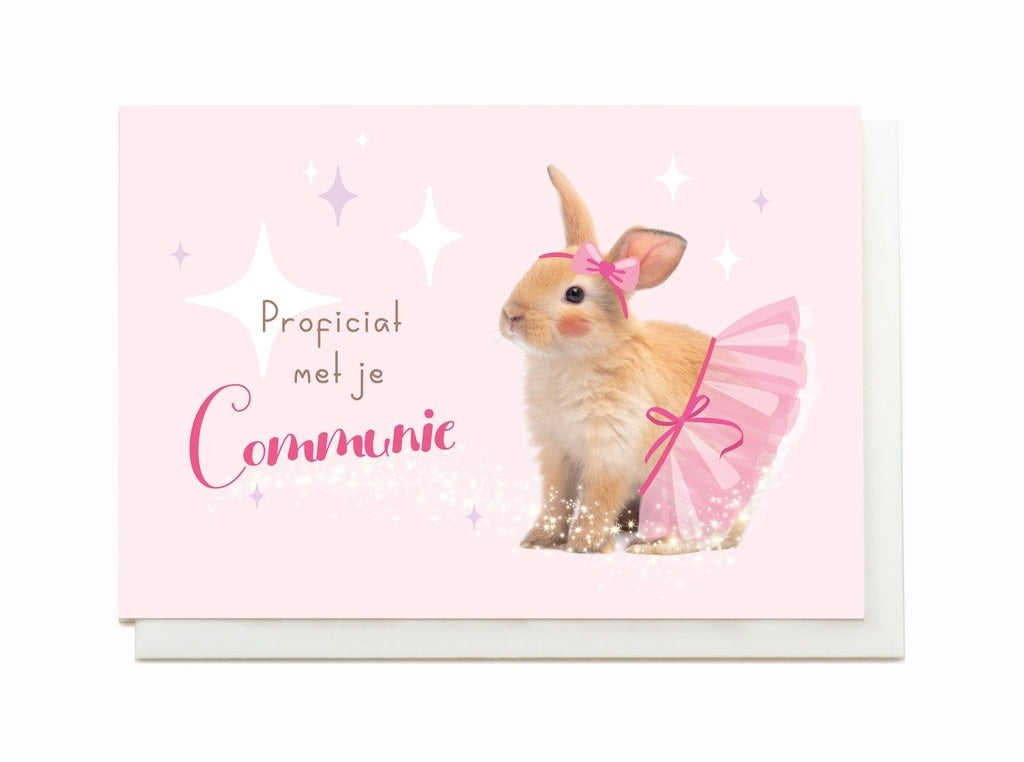 Enfant terrible: wenskaart - Proficiat met je communie